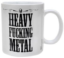 Pyramid International Heavy F'cking Metal Ceramic Mug