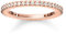 THOMAS SABO Damen Eternityring Pavé 925er Sterlingsilber; 750er Roségold Vergoldung, TR1980-416-14-50