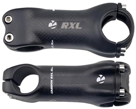 RXL SL Carbon-Vorbau für Rennrad, Mountainbike, Carbon-Vorbau, 31,8 Zoll, Karbon-Fahrradvorbau für Gravel-Bike, 17 Grad, 90 mm Vorbauwinkel, 17 MTB, Fahrradvorbau, 3 K, matt, Karbonvorbau