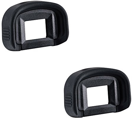 JJC Oeilleton pour Canon EOS 1D X, 1D X Mark II, 1Ds Mark III, 5Ds, 5Ds R, 5D Mark III, 5D Mark IV, 7D, 7D Mark II Remplacement Canon EG. (2pcs par Paquet)
