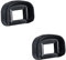 JJC Oeilleton pour Canon EOS 1D X, 1D X Mark II, 1Ds Mark III, 5Ds, 5Ds R, 5D Mark III, 5D Mark IV, 7D, 7D Mark II Remplacement Canon EG. (2pcs par Paquet)