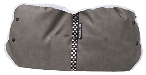 Gesslein Muff-Handwärmer Leder graphit