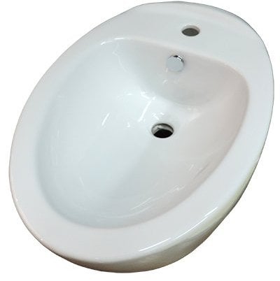 Sanitari bagno bidet filo muro, Azzurra Clas+, ceramica bianca