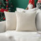 MIULEE 2er Set Kissenbezüge Kord Kissenhülle Dekorative Kissenbezug Sofakissen Couchkissen Dekokissen Zierkissenbezug Deko Kissenhülle mit Verstecktem Reißverschluss 50x50 cm Beige