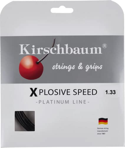 Kirschbaum xs 133 Set Tennissaiten, Schwarz