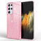 NALIA Brillantini Cover compatibile con Samsung Galaxy S21 Ultra Custodia, Glitter Case Telefono Cellulare Copertura Resistente Protettiva Strass Bling Smartphone Protezione Skin, Colore:Pink