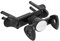 AKASHI TECHNOLOGY - Support Telephone Voiture Portable Smartphone pour Grille d'Aération Ronde, Voiture Accessoires Interieur - Noir