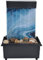 BHDK Tabletop Fountain, Portable Mini USB Small Feng Shui Zen Relaxation Waterfall Feature Indoor Water Fountain with LED Lights for Home Bedroom Office Table Indoor and Outdoor Desk Decor
