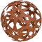 matches21 Kugel mit Sternen Sternkugel Dekokugel Gartenkugel Gartendeko Metallkugel Rostoptik Metall 1 STK Ø 14 cm
