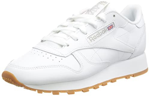 Reebok Unisex Classic Leather Sneaker,Ftwwht Pugry3 Rbkg03,36 EU