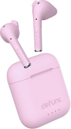 Defunc True Talk | Wireless InEar-Ohrhörer mit integriertem Mikrofon | mit ENC und Pure Voice™? Bone Conductor Sensor für klare Anrufe | Bluetooth 5.2 | IPX4 (pink)