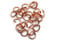 LINAG 100/200pcs/lot Stainless Steel Open Jump Rings 3/4/5/6/8mm Gold Rose Gold Plated Split Rings Connectors for DIY Jewelry Making