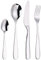 Royal Cuisine Stainless Steel 24 Piece Camping Travel Cutlery Set Tableware with Butter Knife/Teaspoons/Fork Mirror Polished Dishwasher Safe