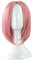 CAIAO Kurze rosa Styled hitzebeständige Haare Cosplay Kostüm Perücken + Perückenkappe-Haruno Sakura,One Size