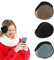 skytowards 3 Stück Ohrenschützer Winter Ohrenwärmer Fleece Rückentragend Earband Ohrenwärmer Damen Herren Earmuffs Faltbar Plüsch Ohrenschützer Fahrrad für Camping Bergsteigen (Grau+Schwarz+Braun)