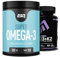 ESN Super Omega-3, 300 Kapseln + Vitamin D3 + K2, 120 Kapseln, ideales Bundle aus hochdosiertem Fischöl, Vitamin D3 und Vitamin K2