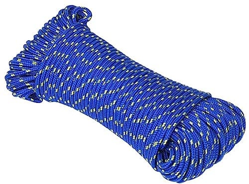 vidaXL Cuerda de barco polipropileno azul 5 mm 250 m