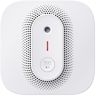 X-Sense Funkvernetzbarer Rauchmelder WLAN, Feuermelder mit Sprachausgabe-Alarm und Standort, austauschbarer Batterie, Übertragungsreichweite von 500 m, XP02S-MR, 1 Stück