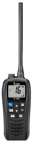 Icom Radio marina VHF de mano impermeable M25 - Negro..