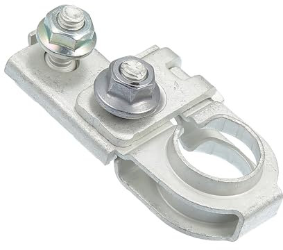 Hihaha Battery Cable Terminal End for Hyundai/Car/Metal / 1Pcs Silver Tone