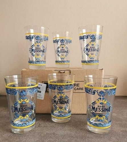Generico Set 6 bicchieri Messina - Cristalli di Sale - 20cl