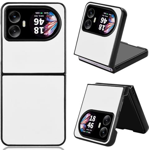 COQUE Custodia per Blackview Hero 10, Custodia Protettiva per Cover Posteriore Pieghevole Per Blackview Hero 10-White