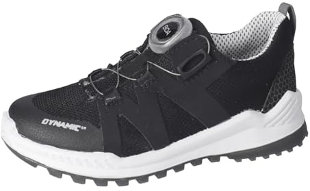 RICOSTA Jungen Low-Top Sneaker Walk, Kinder Halbschuhe, lose Einlage, Strassenschuhe, Sportschuhe, Freizeitschuhe, Turnschuhe, schwarz (090), 37 EU