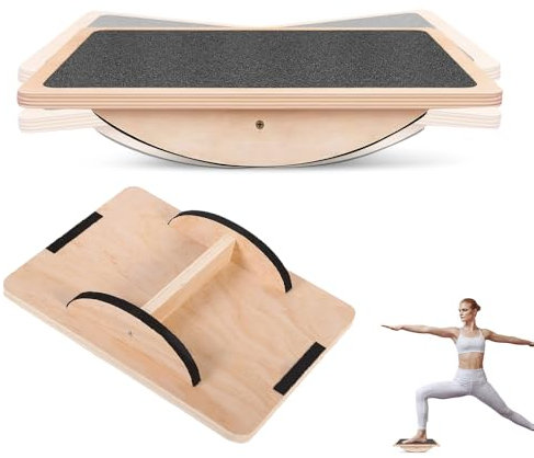 Balance Board, XPJBKC Tavoletta Propriocettiva, Pedana Propriocettiva, Tavola Propriocettiva Caviglia, Pedana Equilibrio per la Station Standout, Il Rinforzo Muscolare, Antiscivolo