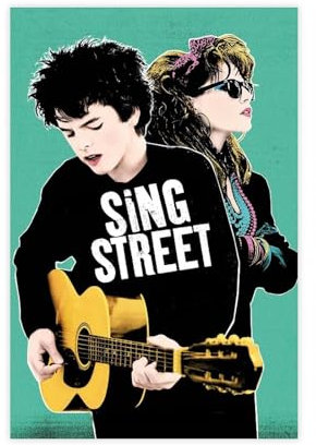 jdalcbe Filmposter Sing Street (2016), Leinwandposter, Wandkunst, Dekordruck, Gemälde für Wohnzimmer, Schlafzimmer, Dekoration, 60 x 90 cm