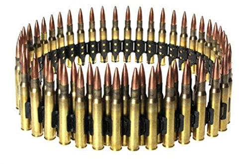 Gürtel als MG Patronengurt, M60 Maschinengewehr-Munition