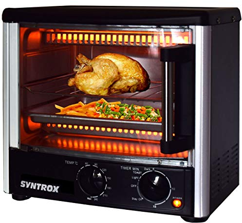 Syntrox Germany Back Chef 14 Liter Mini Stand Backofen Miniofen Minibackofen Pizzaofen