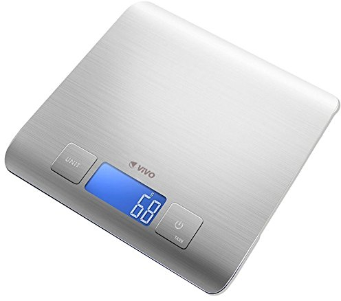 Electronic Digital LCD Cuisine Stainless Steel Food Kitchen Weighing Scale 5000g (5kg)