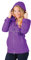 Charles River Apparel Veste de pluie coupe-vent et imperméable New Englander pour femme, violet, XXL