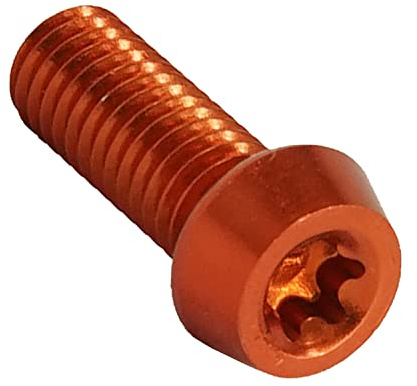 F26 Aluminium M5 Torx T25 Schraube 7075 Din 912 | Leichte Fahrrad Schraube aus Aluminium 7075, Innensechskant DIN 912, Torx T25
