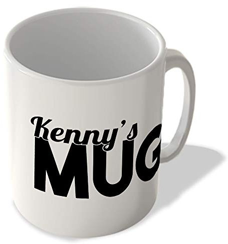 McMug - Kenny's Mug - Name Mug, Ceramic, 11fl.oz.