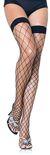 LEG AVENUE 9014 - Grobmaschige Netzstrümpfe, Einheitsgröße, Schwarz