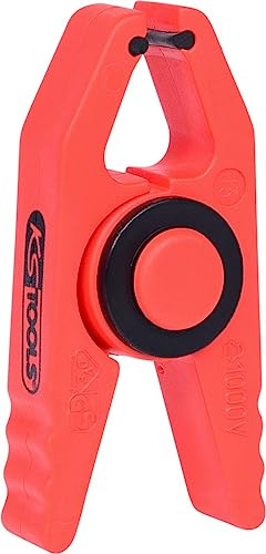 KS Tools 117.1643 Isolierte Kunststoff-Klammer, klein, 80mm