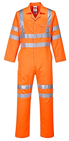 PORTWEST RT42 - HiVis P/C Mono GORT, color naranja, talla Medium