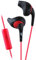 JVC Gumy Sport Auricolari in Ear Antisudore e Antischizzo (IPX2), con Auricolare Nozzle Fit, Cavo 1.0 M, Auricolari S/M, con Microfono e Telecomando a Pulsante Singolo, Compatibile con Iphone/Blackberry/Android, Nero