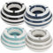 LS-LebenStil XL Sturmaschenbecher 11x6cm Maritim Blau Welle Streifen Windaschenbecher Aschenbecher mit Deckel Sturmaschenbecher Windaschenbecher Ashtray Tischaschenbecher Garten Balkon Deko