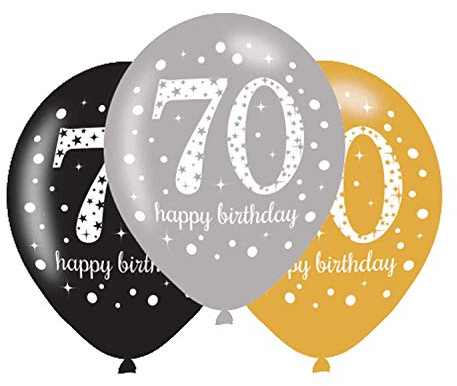 BALLOON pk6 27cm Sparkling 70