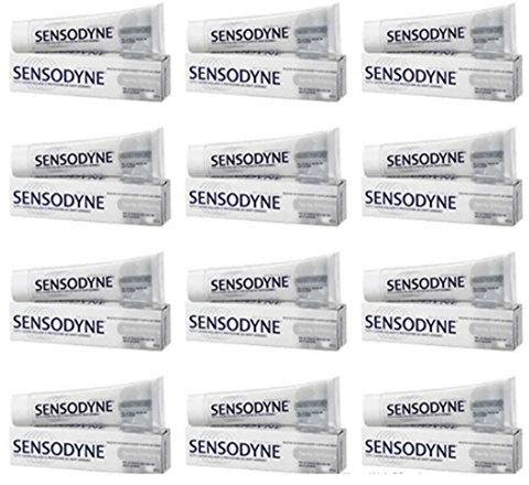 12 X Zahnpasta Sensodyne GENTLE WHITENING Zähne Natürlich Weiß