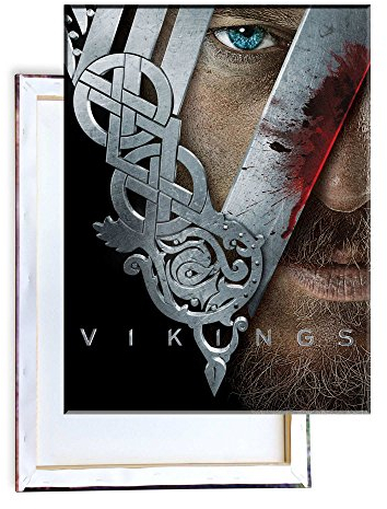 Unified Distribution Vikings TV Serie - 80x60 cm - Bilder & Kunstdrucke fertig auf Leinwand aufgespannt und in erstklassiger Druckqualität