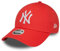 New Era New York Yankees Berretto da Baseball Donna Ragazza Regolabile 9Forty Rosso Cappello Berretto Baseball