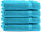 Class Home Collection Frottee Handtücher 50x100 cm – 4er Set Handtuch – Besonders weiche & saugfähige Handtücher aus 100% Baumwolle mit Aufhänger – Türkis