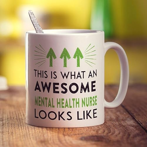 Printster This is What an Awesome Mental Health Nurse Looks Like Mug - 11oz Ceramic Cup
