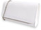 fi9® Clutch-Handtasche für Damen, einfarbig, für Hochzeit, Party, Abschlussball, Abend, weiß, medium