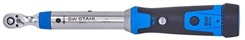 SW-Stahl 03871L Profi Drehmomentschlüssel 1/4 Zoll 5-25 Nm für Fahrrad I Rennrad I Bike I E-Bike I Mountainbike und Roller I Reparaturen am Auto und Motorrad
