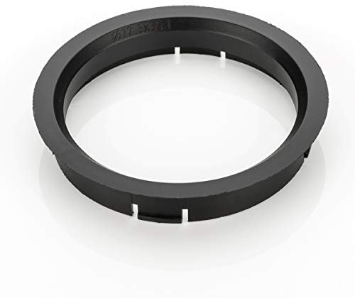 LST 4x Zentrierringe Distanzringe Schwarz für Alufelgen Ø 65,1 mm - Ø 72,5 mm
