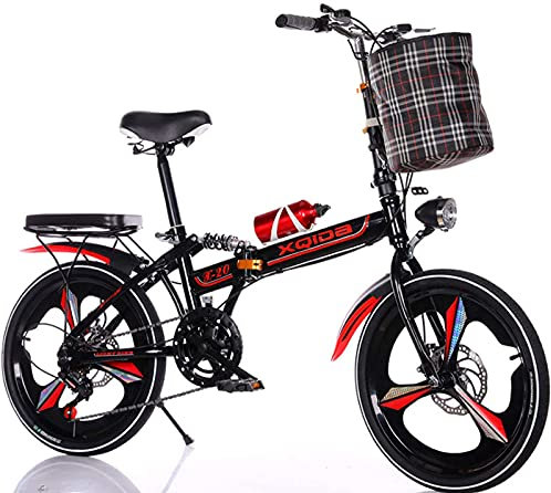 Faltrad Für Erwachsene, Unisex Faltrad Leichtes Und Robustes Faltrad, 20 Zoll Hubraum Freizeitrad City Faltrad C,20 in